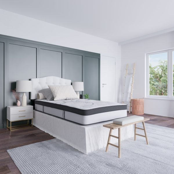 10 Inch CertiPUR-US Certified Hybrid Pocket Spring Mattress, Mattress in a Box - Premium Mattress