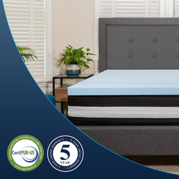 10 Mattress & 3 Gel Memory Foam Topper Bundle Set