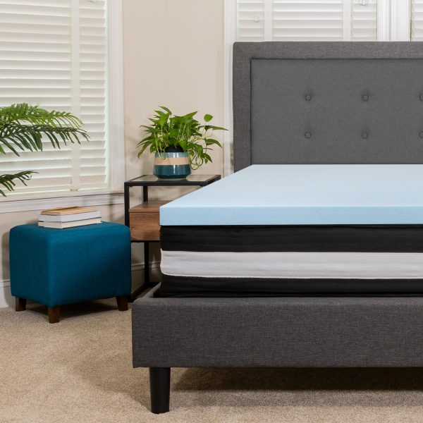 12 Mattress & 2 Gel Memory Foam Topper Bundle Set